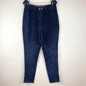 Corduroy Jodhpurs Riding Pants Windsor Riding Apparel Australia Size 14 Dk Blue